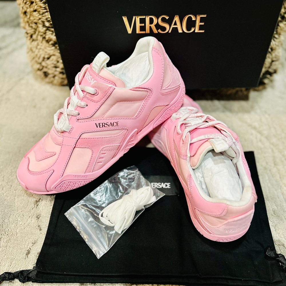 Versace Women's Pink Sneakers
